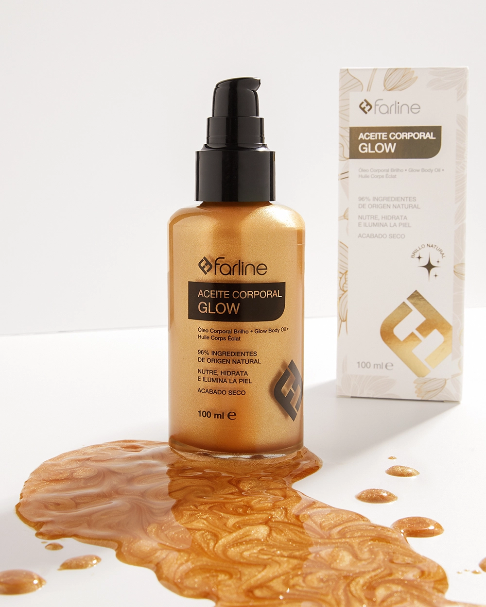  Aceite corporal glow